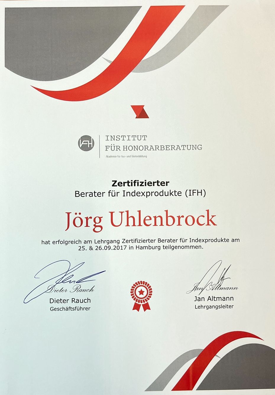 Zertifikat 1